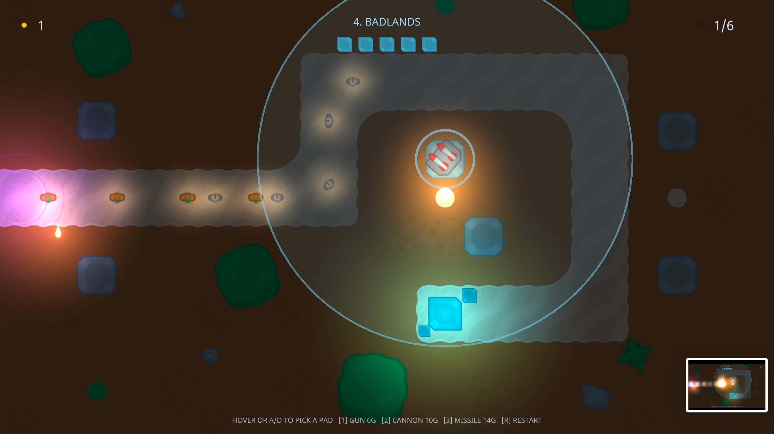 Crystal Keep: the Badlands level under siege